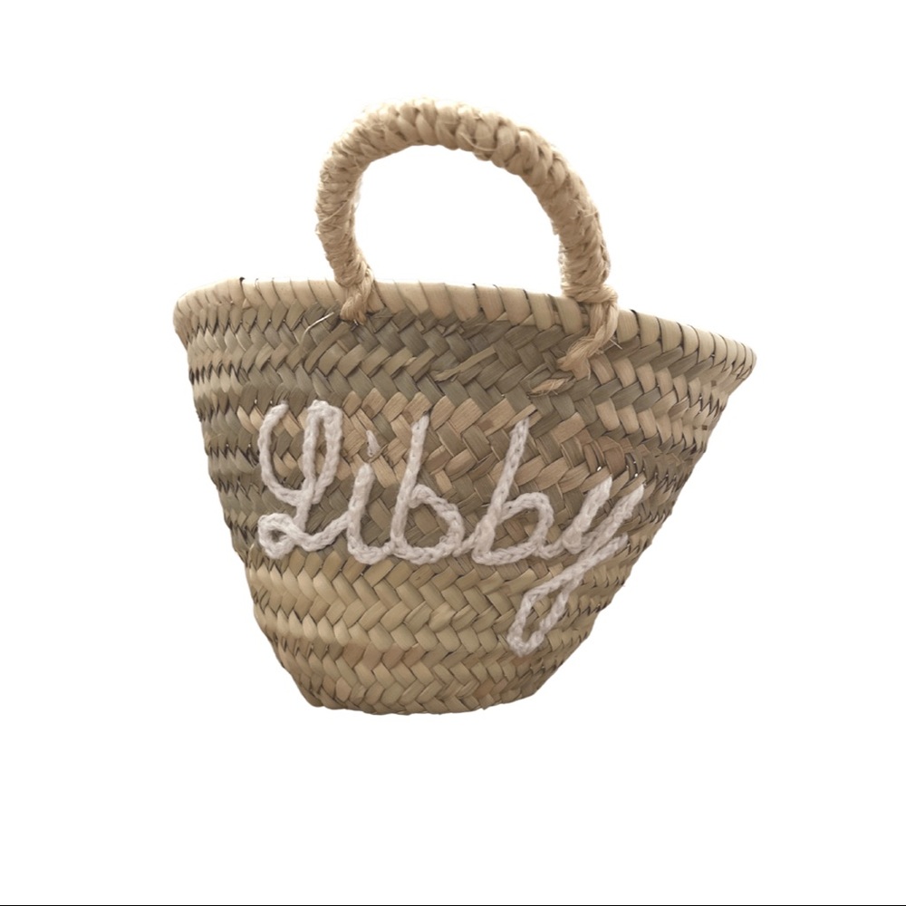 Mini straw tote bag | Libby nwt